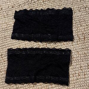 NWOT Black Lace garters